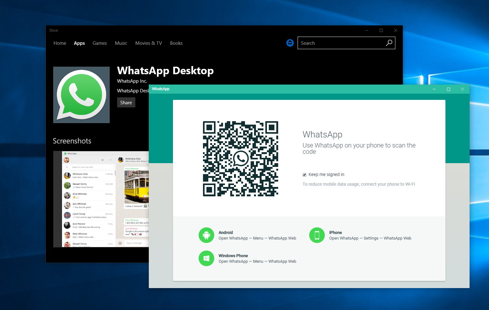 Following Apple and Spotify, WhatsApp is also bringing its desktop app to the Windows 10 store - MSPoweruser